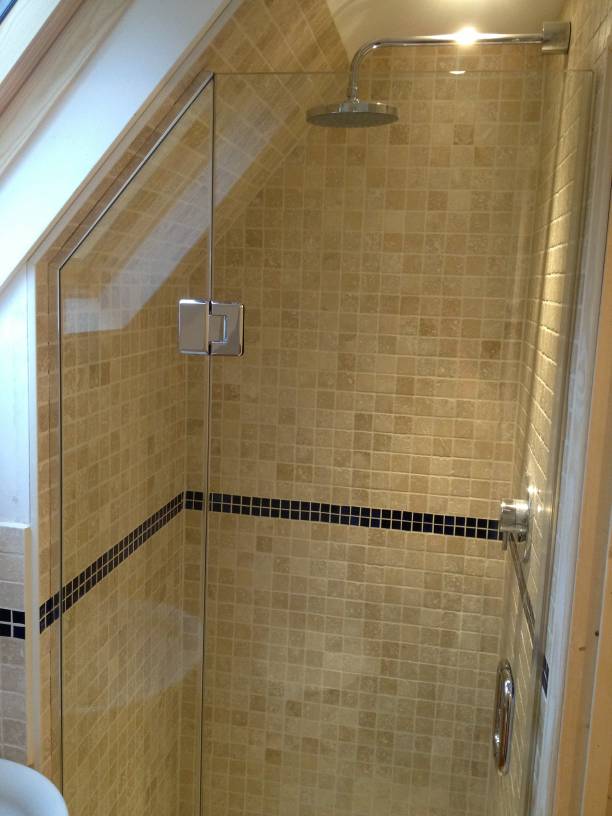 Loft & Sloping Ceiling Showers - Glass360 - Specialist and Bespoke Glass