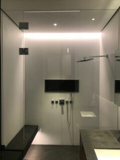 Glass 360 Bespoke Modern Shower Enclosure Hinged Door 9