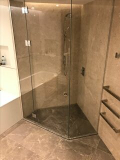 Glass 360 Custom Corner Shower Hinged Door Enclosure 6