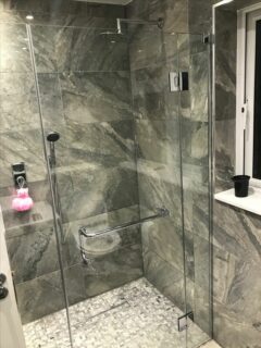 Glass 360 Custom Shower Enclosure Hinged Door 10