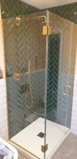 Glass 360 Custom Shower Hinged Door Enclosure 1