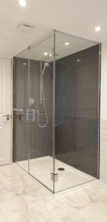 Glass 360 Custom Shower Hinged Door Enclosure